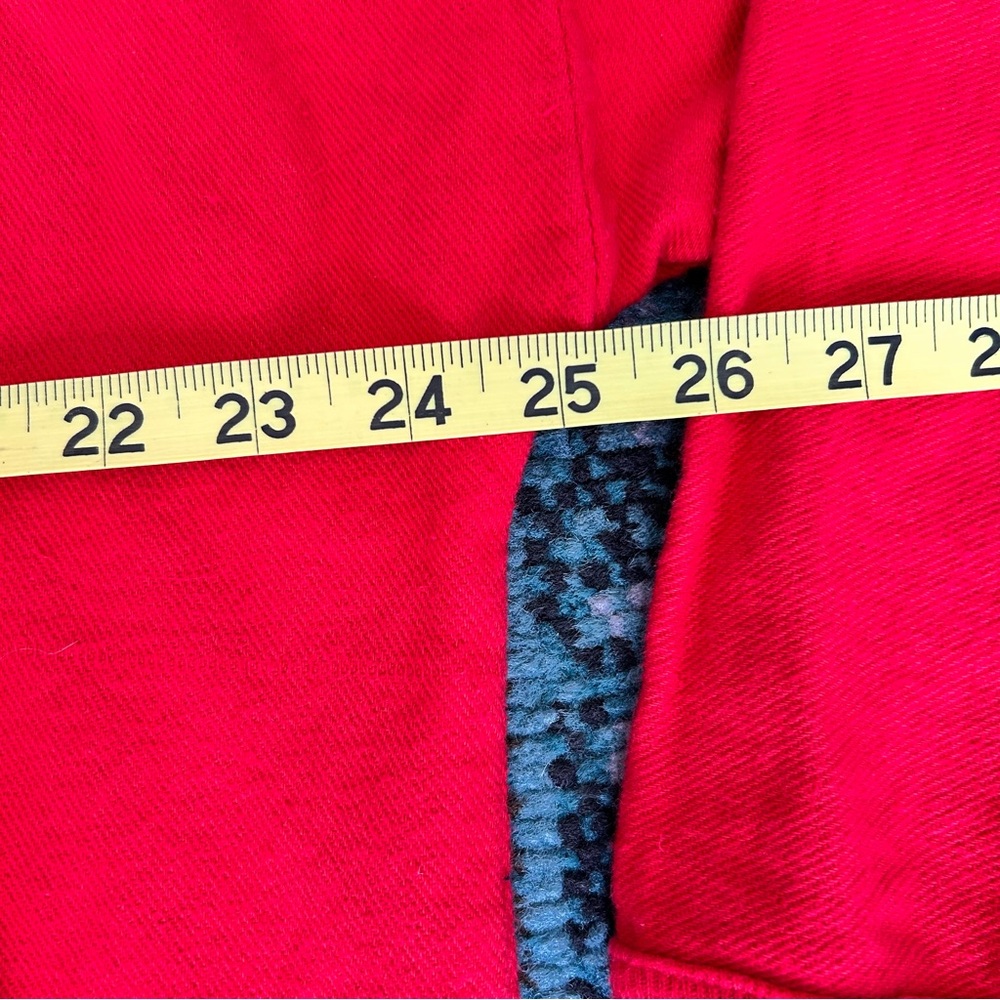 Vintage Forenza Ladies Long Sleeve Top 80s Red - Picture 4 of 6